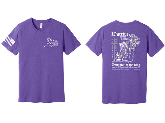 Warrior Woman T-Shirt Purple/Unisex Inspired by our Warrior Women