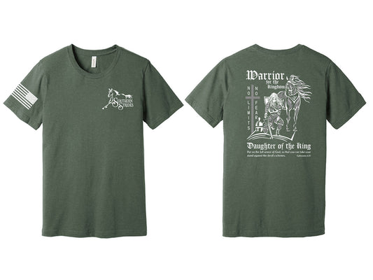 Warrior Woman T-Shirt Green/Unisex Inspired by our Warrior Women